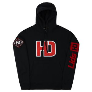 LidsHD Unisex Premium Hoodie - Black/Red