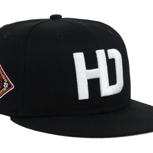 Lids Hat Drop Branded HD Fitted Cap - Black/Black/Grey