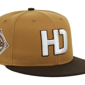 Lids Hat Drop Branded HD Fitted Cap - Tan/Brown/Grey