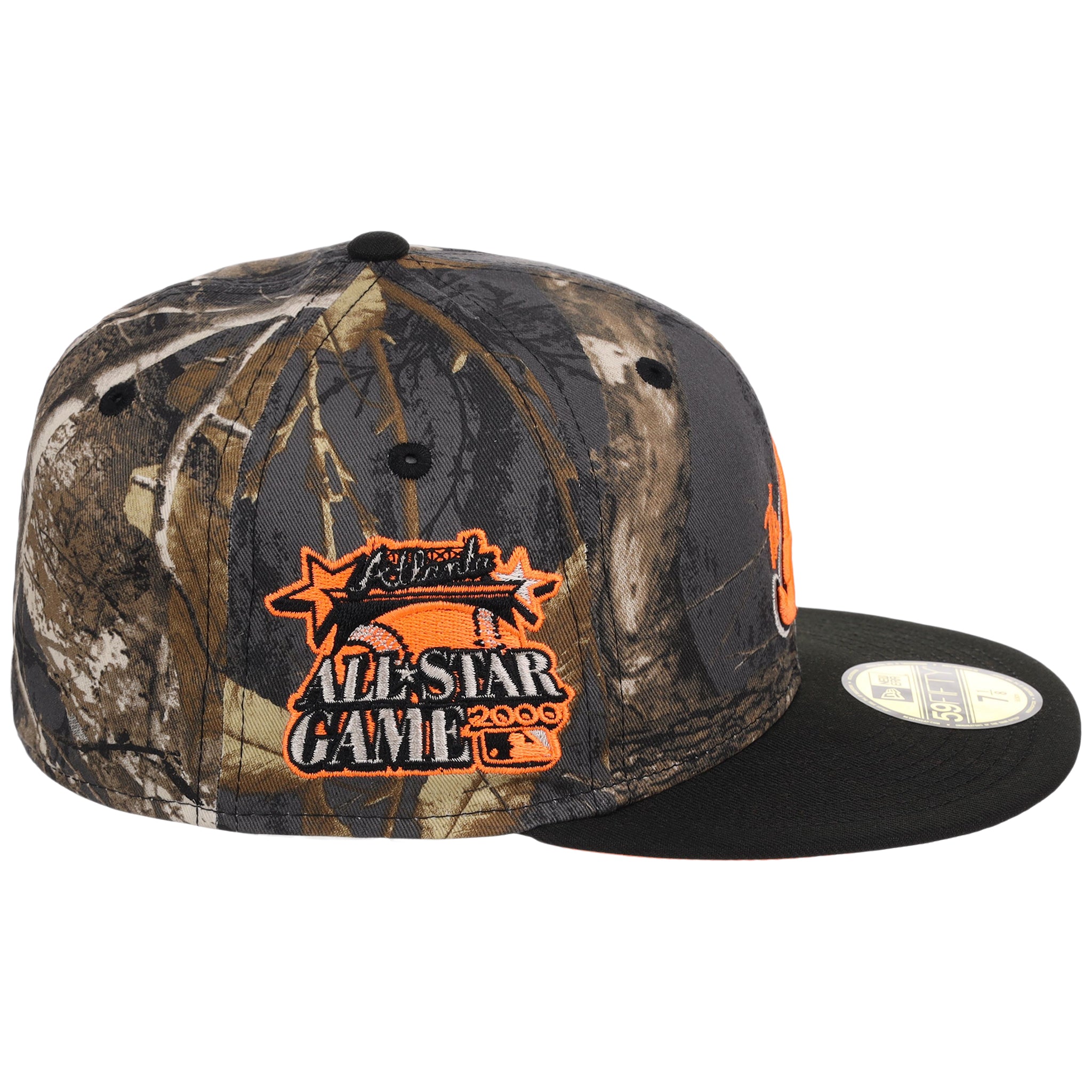 Atlanta Braves MLB Black Realtree 'Flame' New Era 59FIFTY - Image 3
