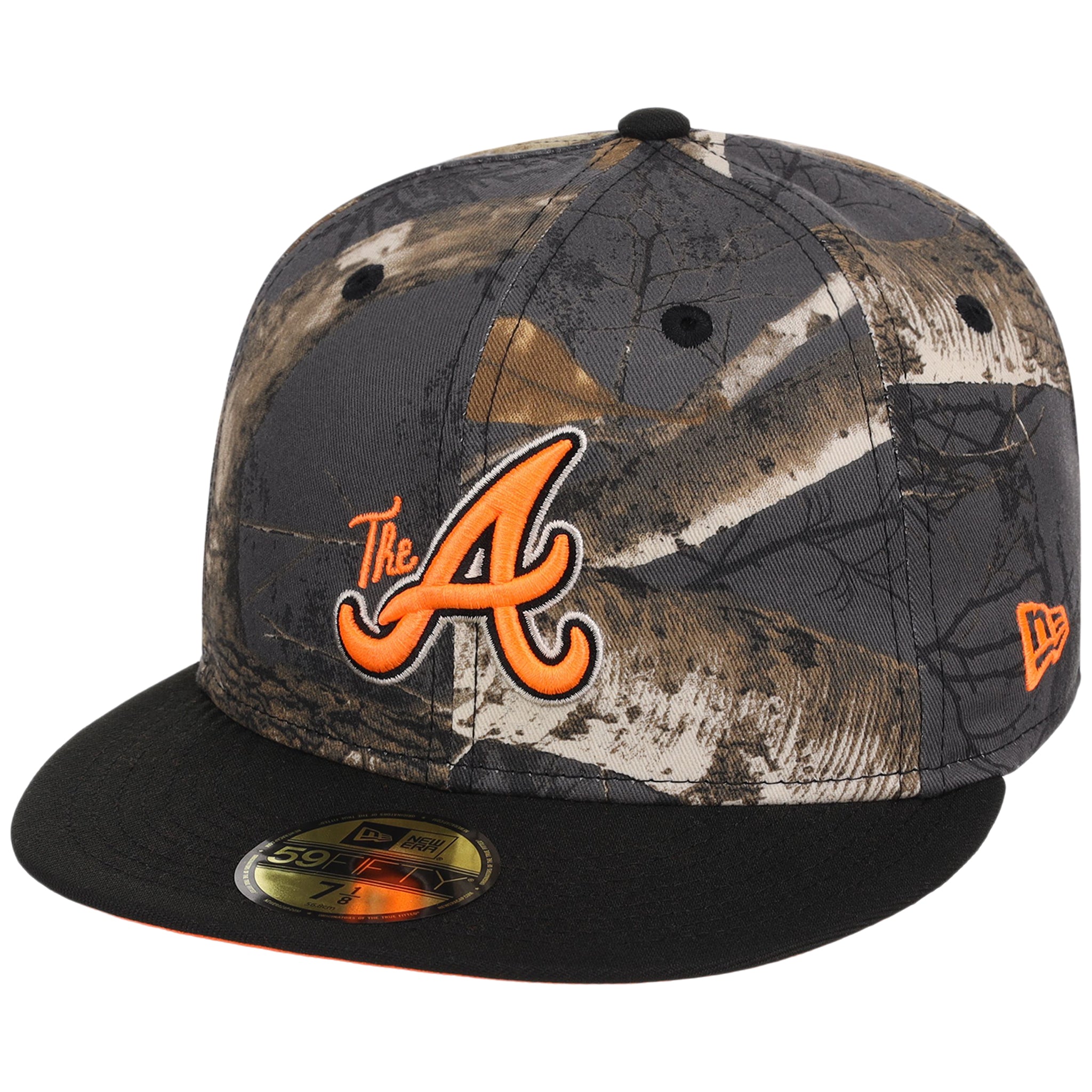 Atlanta Braves MLB Black Realtree 'Flame' New Era 59FIFTY - Image 4