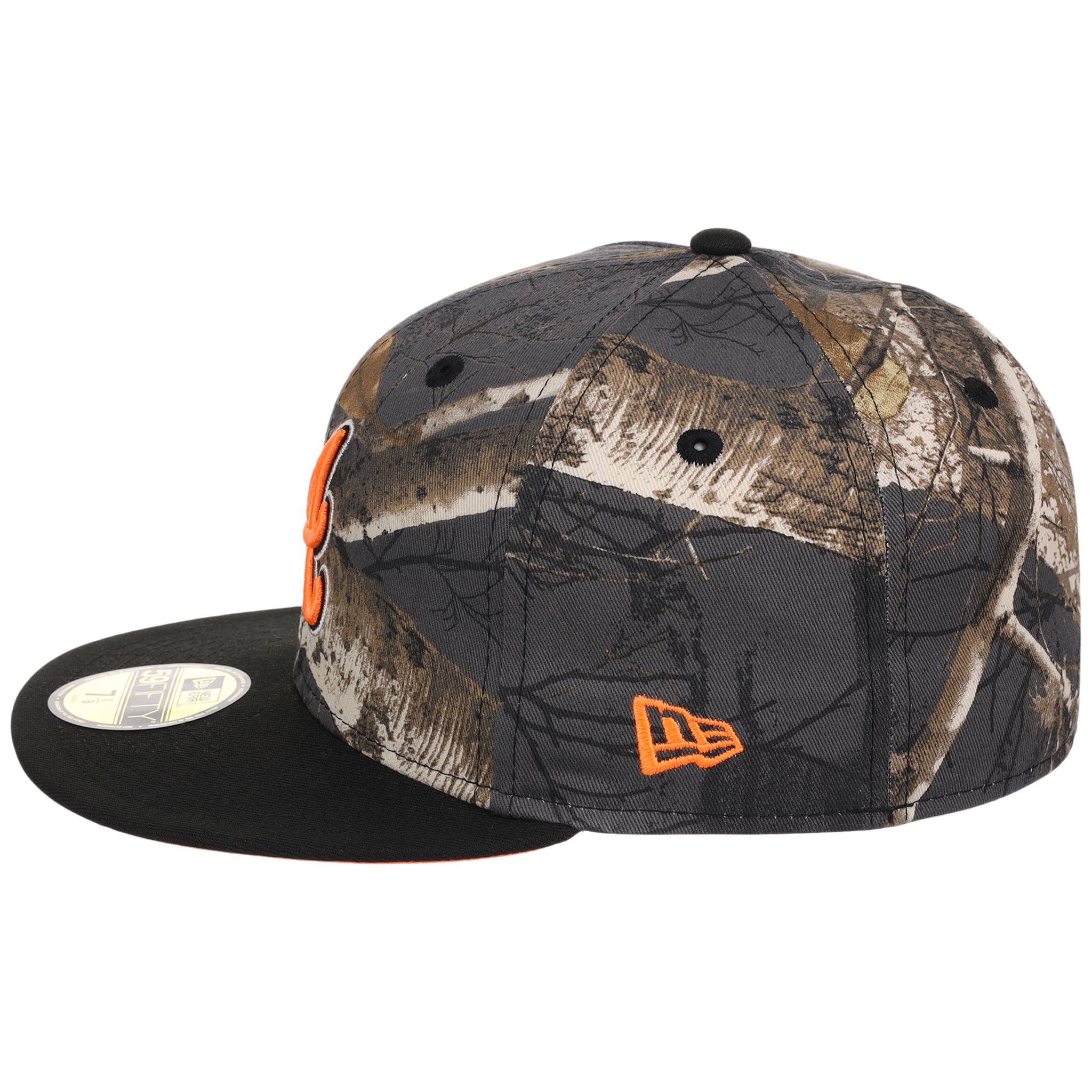 Atlanta Braves MLB Black Realtree 'Flame' New Era 59FIFTY - Image 6