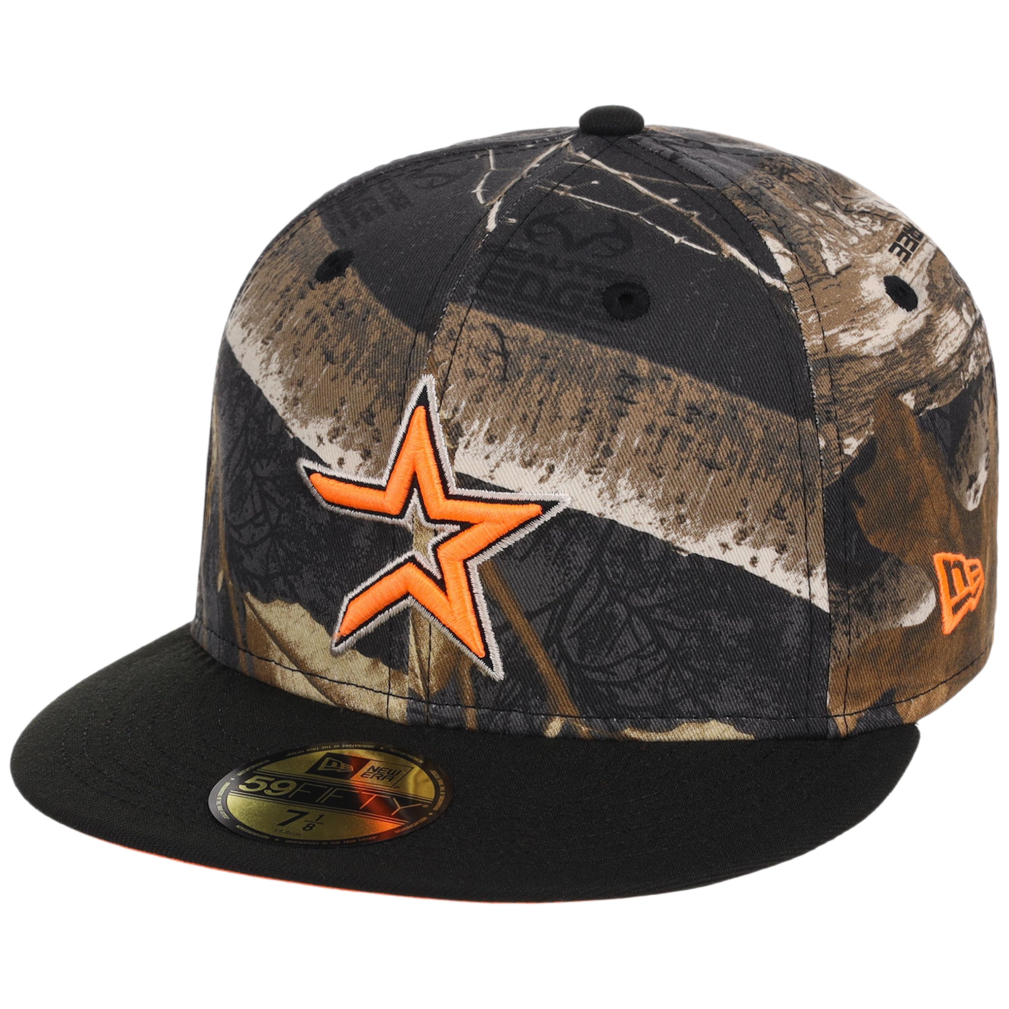 Houston Astros MLB Black Realtree 'Flame' New Era 59FIFTY - Image 4