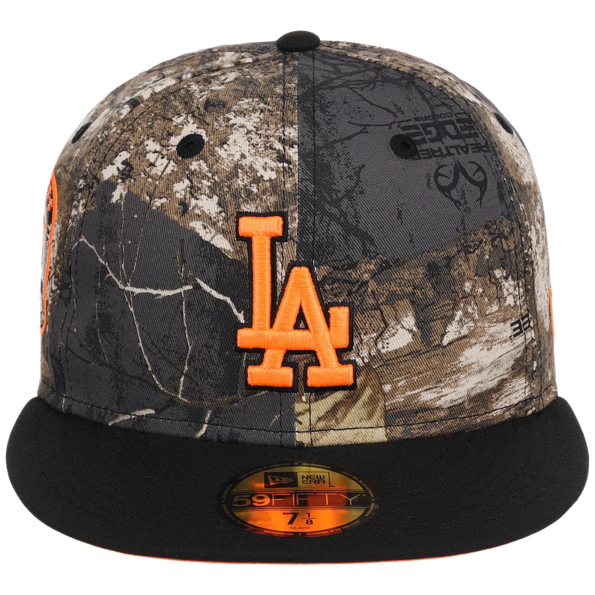 Los Angeles Dodgers MLB Black Realtree 'Flame' New Era 59FIFTY - Image 5