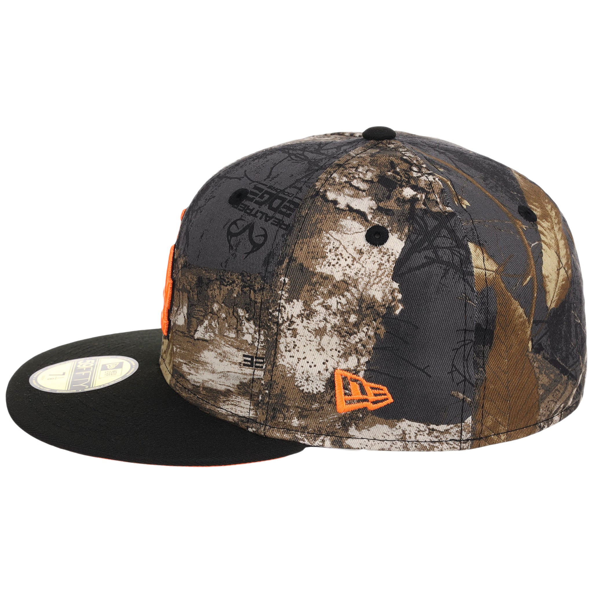 Los Angeles Dodgers MLB Black Realtree 'Flame' New Era 59FIFTY - Image 6