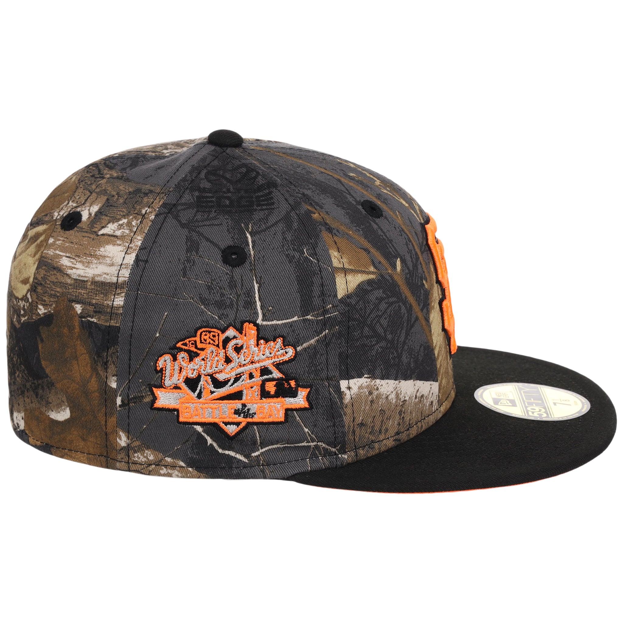 San Francisco Giants MLB Black Realtree 'Flame' New Era 59FIFTY - Image 3