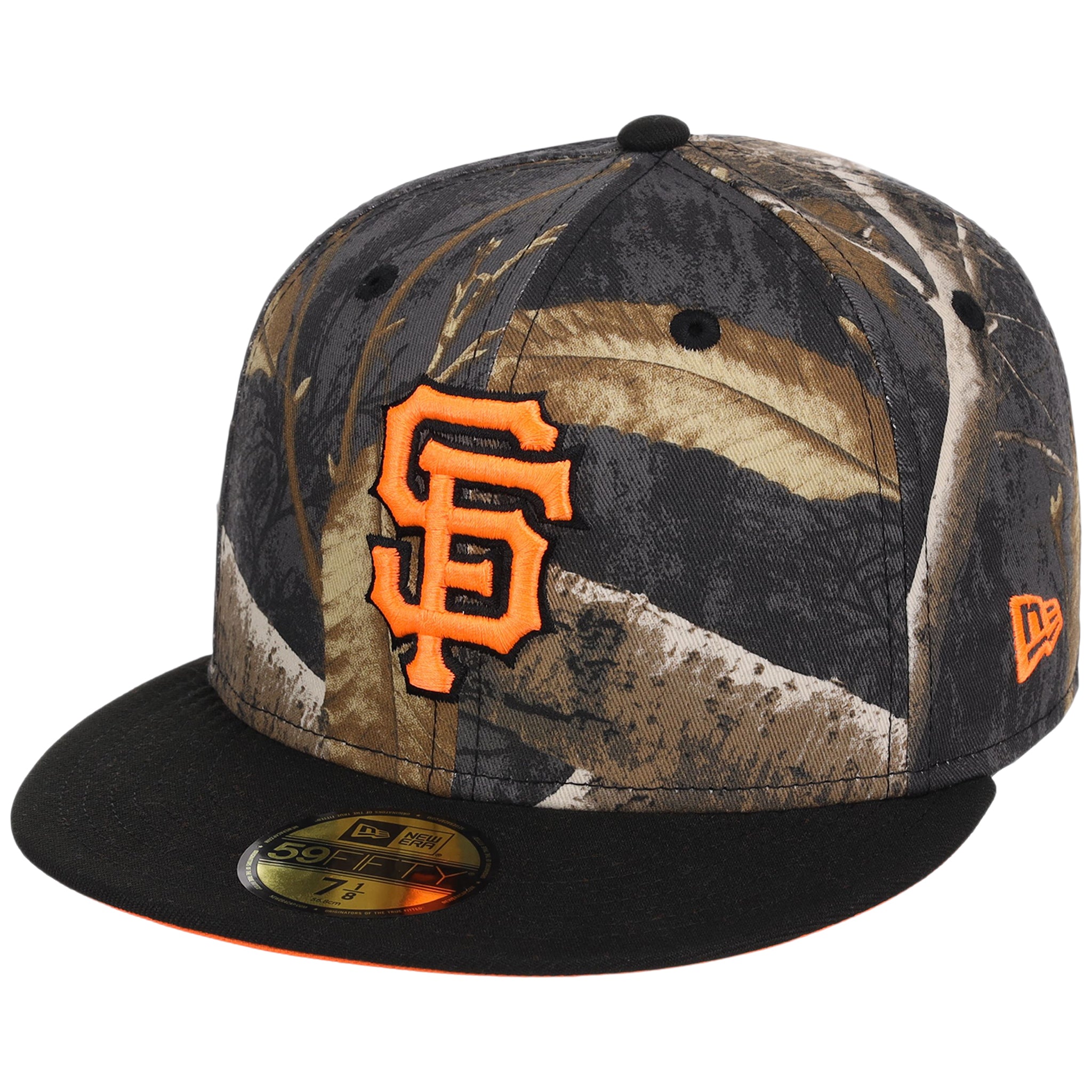 San Francisco Giants MLB Black Realtree 'Flame' New Era 59FIFTY - Image 4