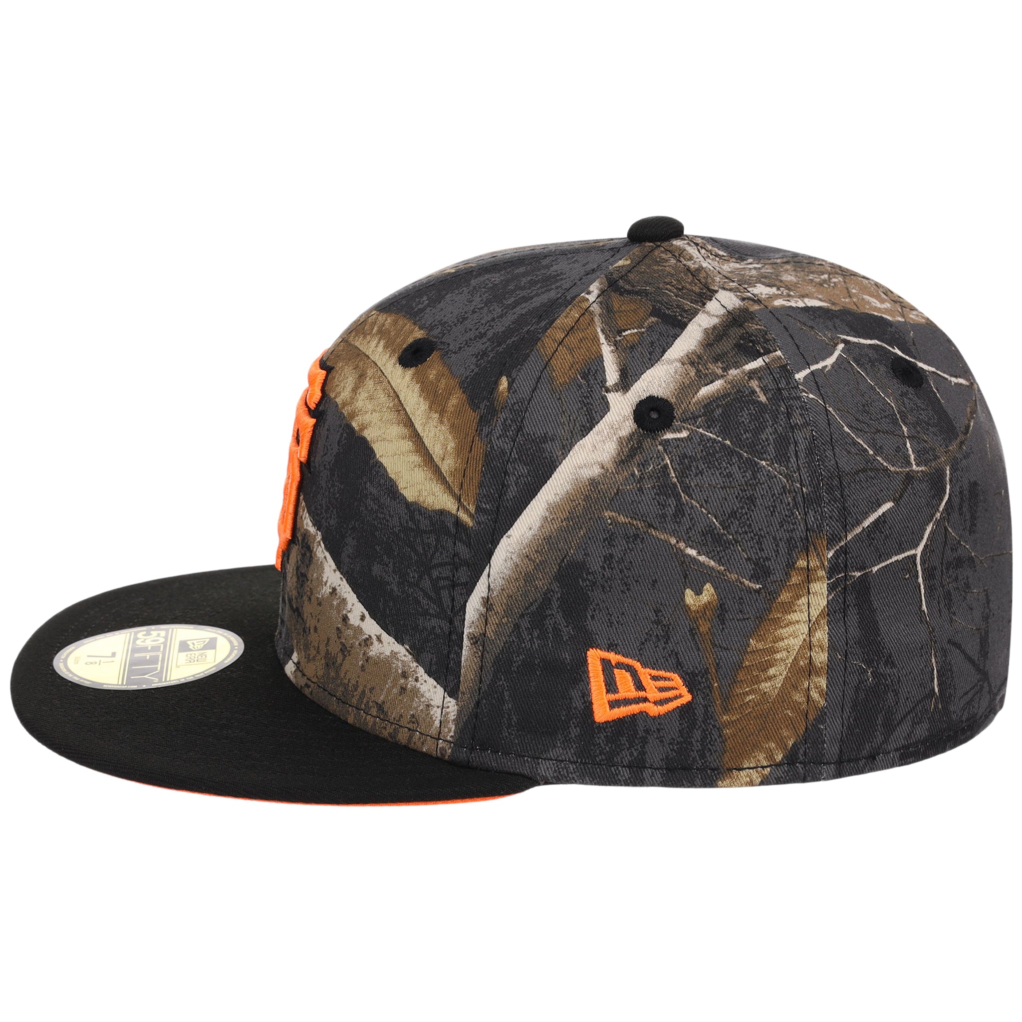 San Francisco Giants MLB Black Realtree 'Flame' New Era 59FIFTY - Image 6