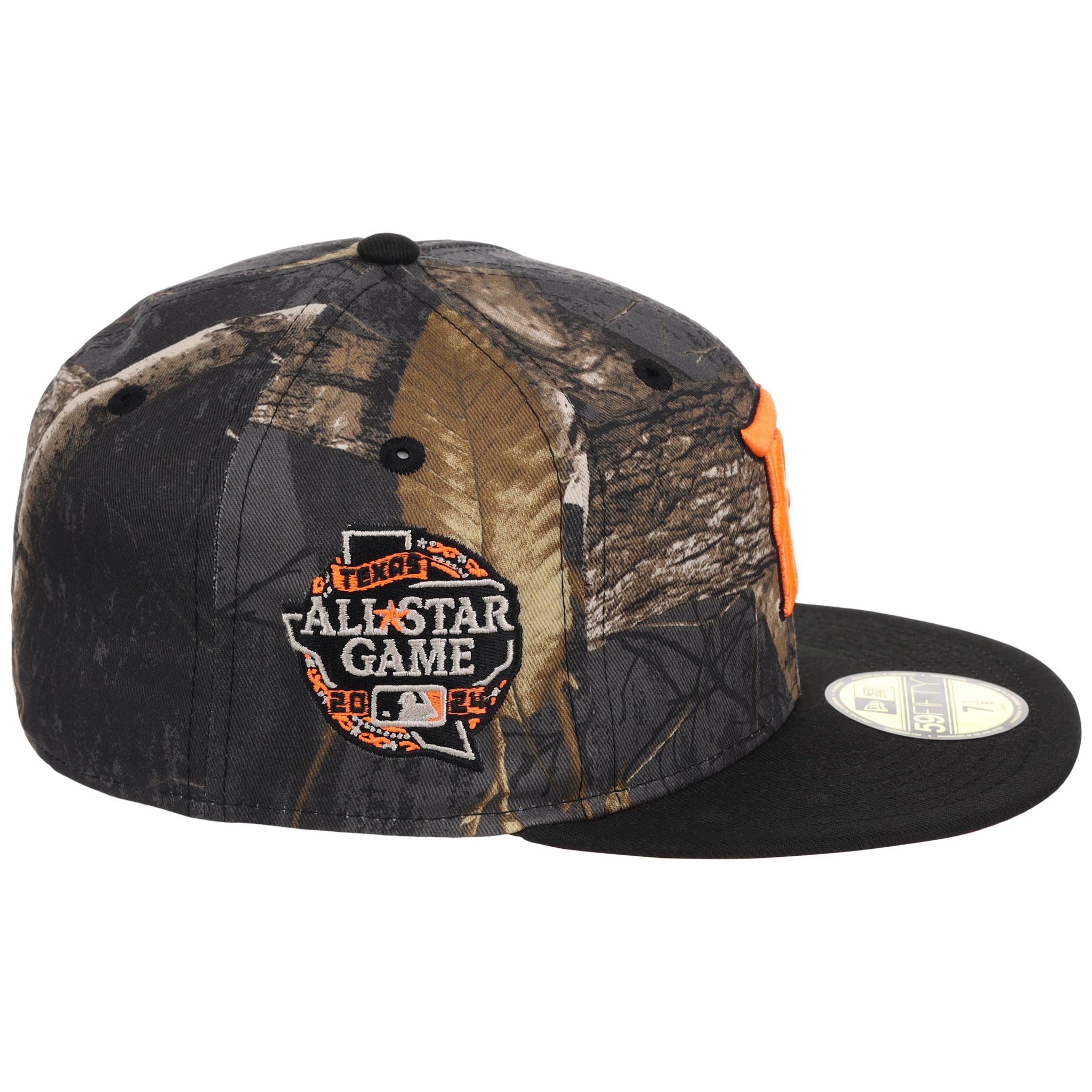 Texas Rangers MLB Black Realtree 'Flame' New Era 59FIFTY - Image 3