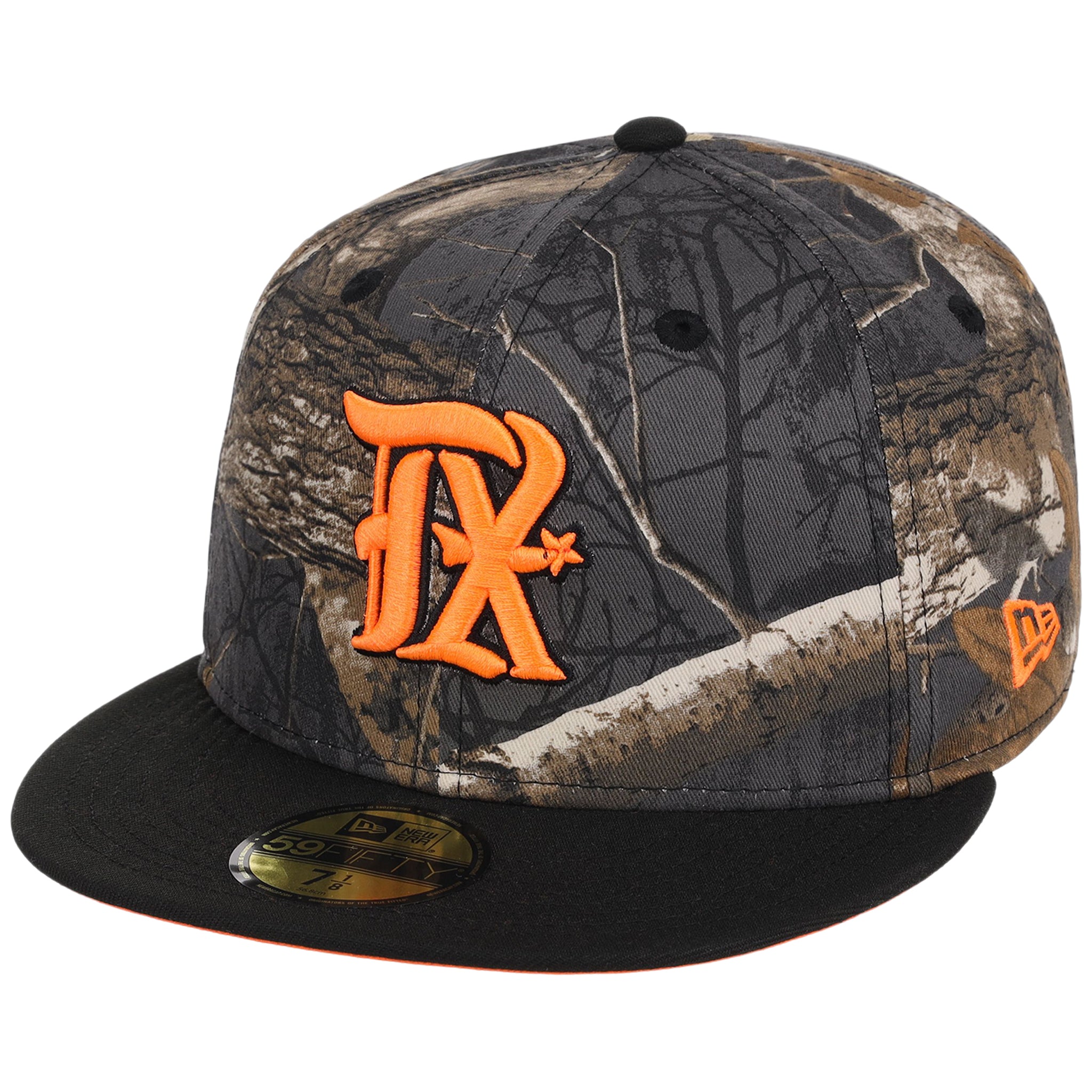 Texas Rangers MLB Black Realtree 'Flame' New Era 59FIFTY - Image 4