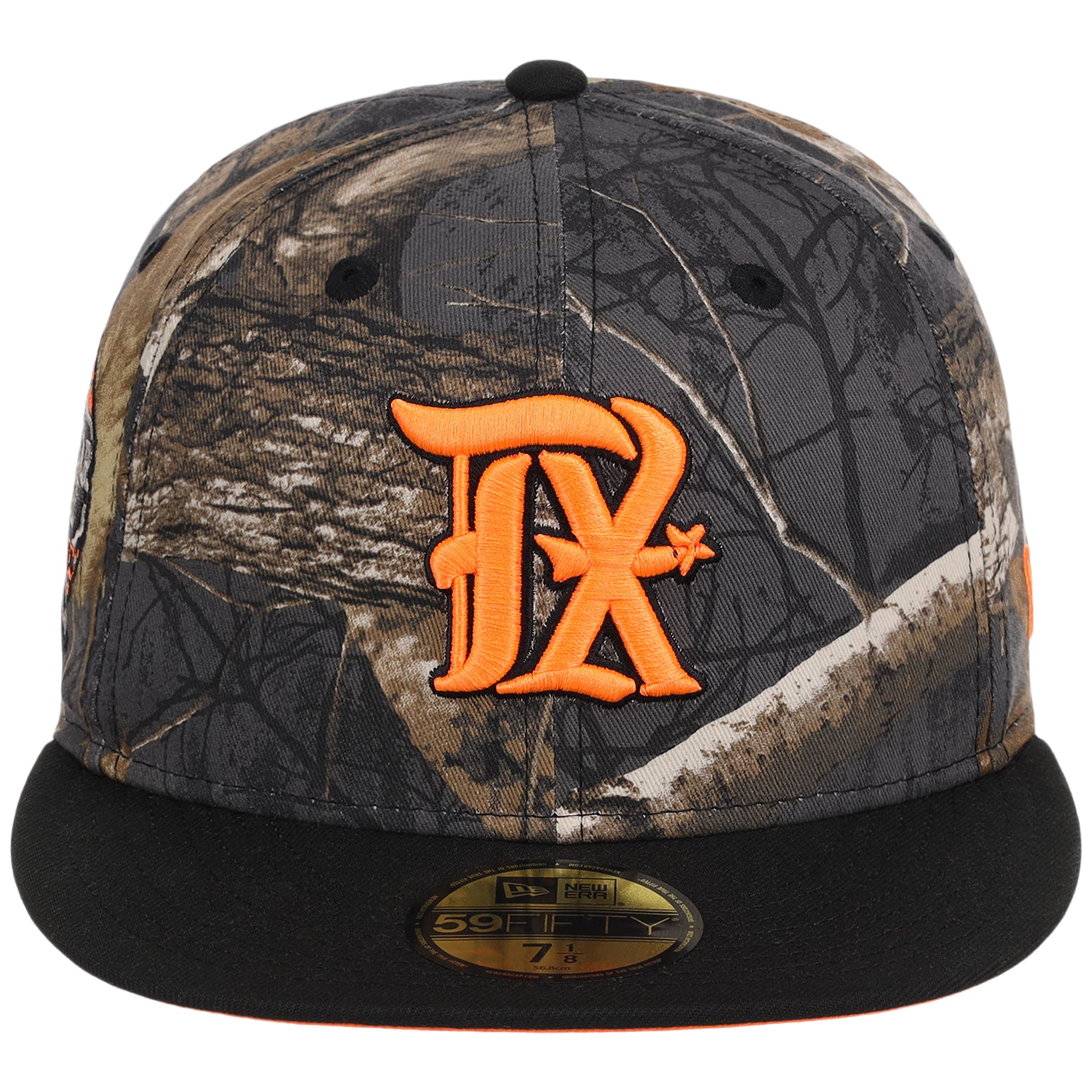 Texas Rangers MLB Black Realtree 'Flame' New Era 59FIFTY - Image 5