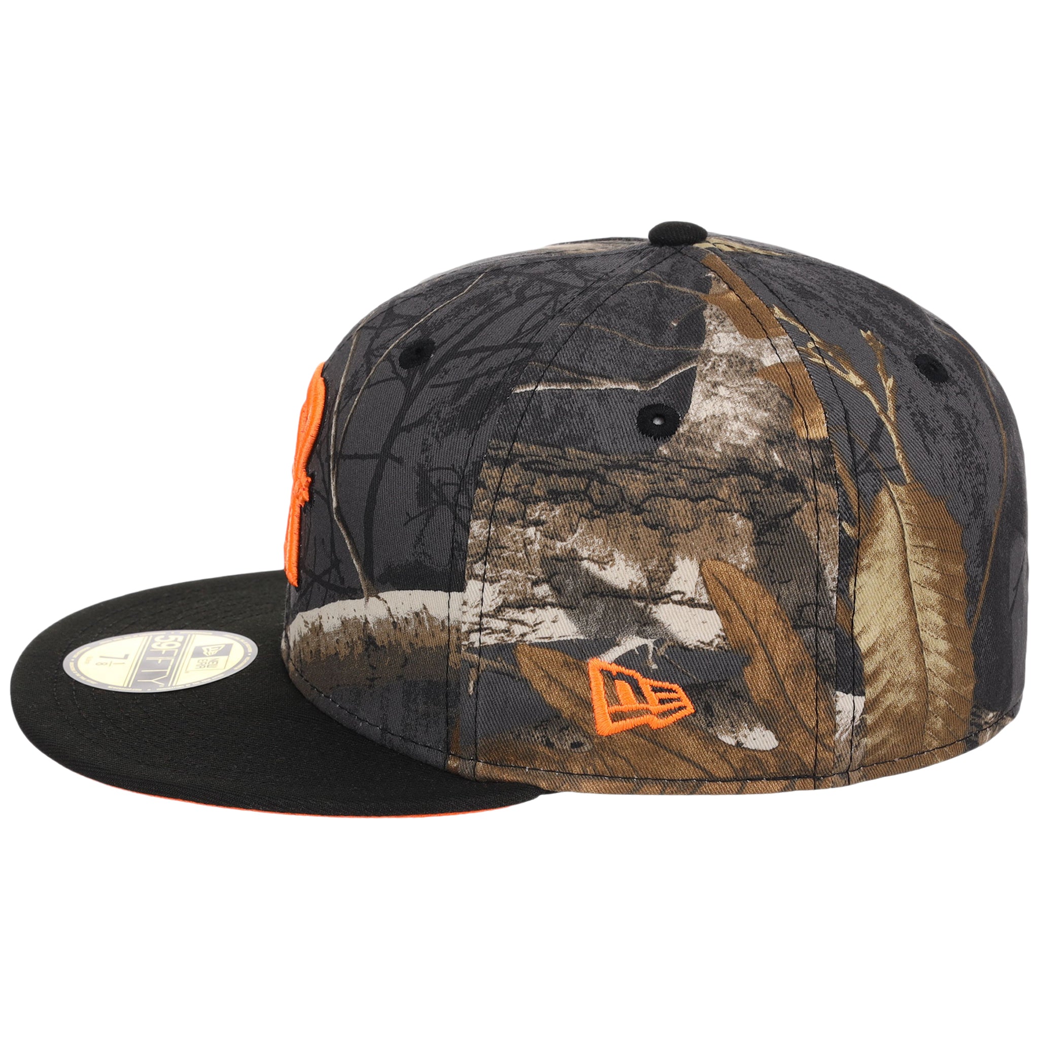 Texas Rangers MLB Black Realtree 'Flame' New Era 59FIFTY - Image 6