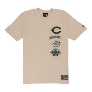 Cincinnati Reds Spring Color Collection New Era Stacked Tee
