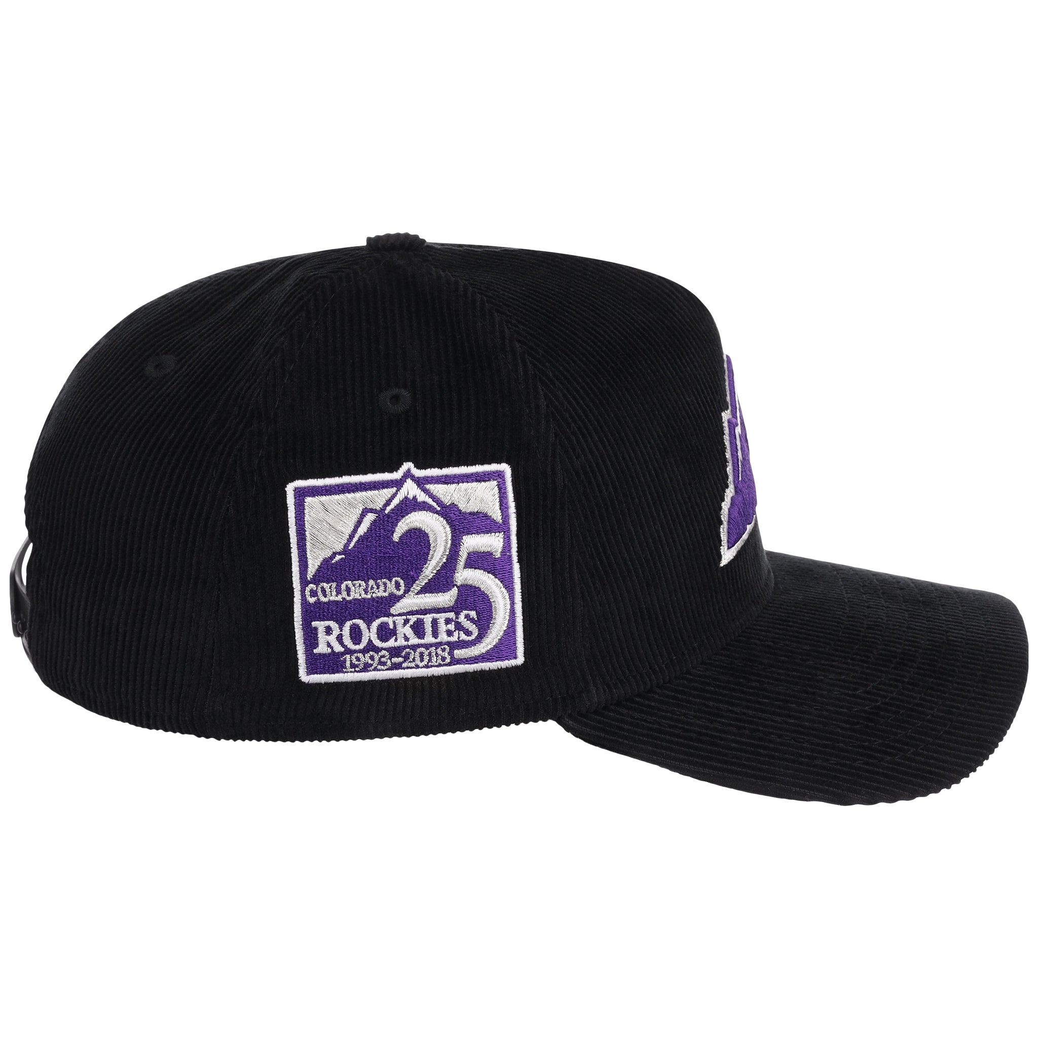Colorado Rockies MLB Black Cord New Era 9FORTY - Image 3