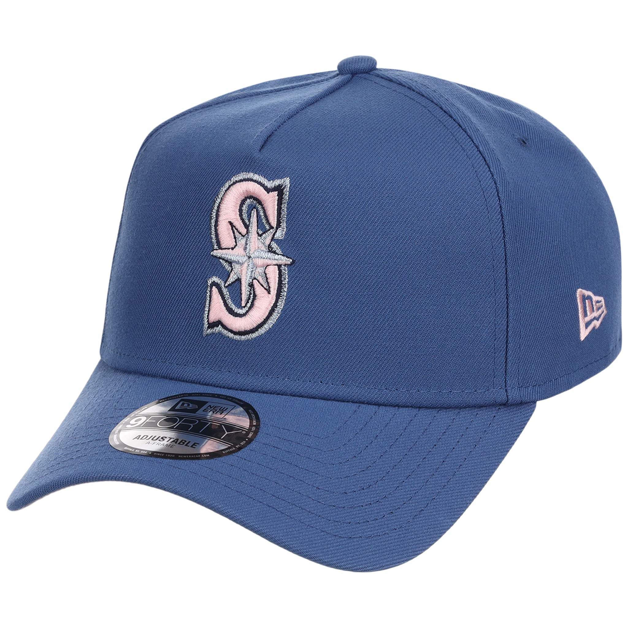 Seattle Mariners MLB Pink Indigo New Era 9FORTY - Image 4