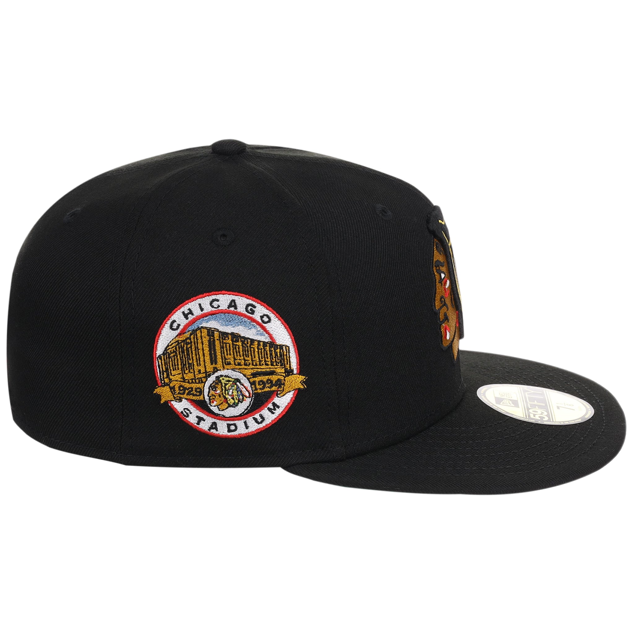 Chicago Blackhawks NHL Black Dome New Era 59FIFTY - Image 3