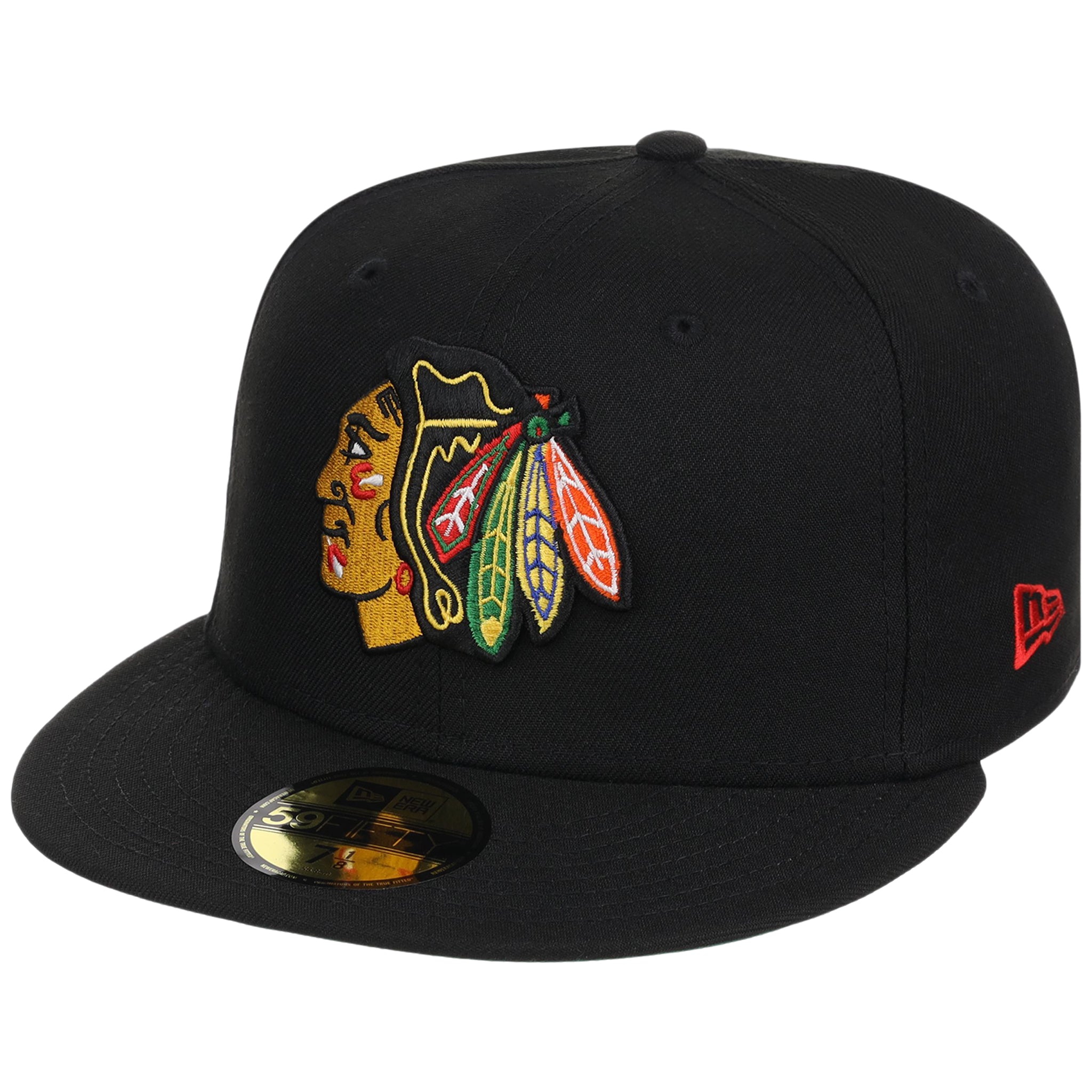 Chicago Blackhawks NHL Black Dome New Era 59FIFTY - Image 4