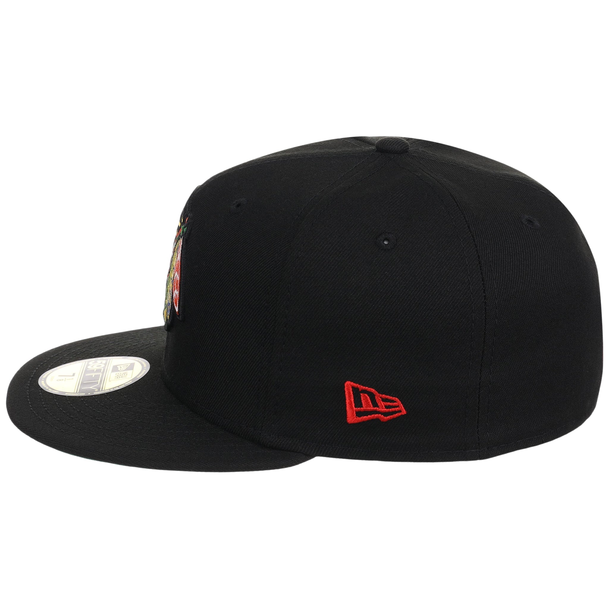 Chicago Blackhawks NHL Black Dome New Era 59FIFTY - Image 6