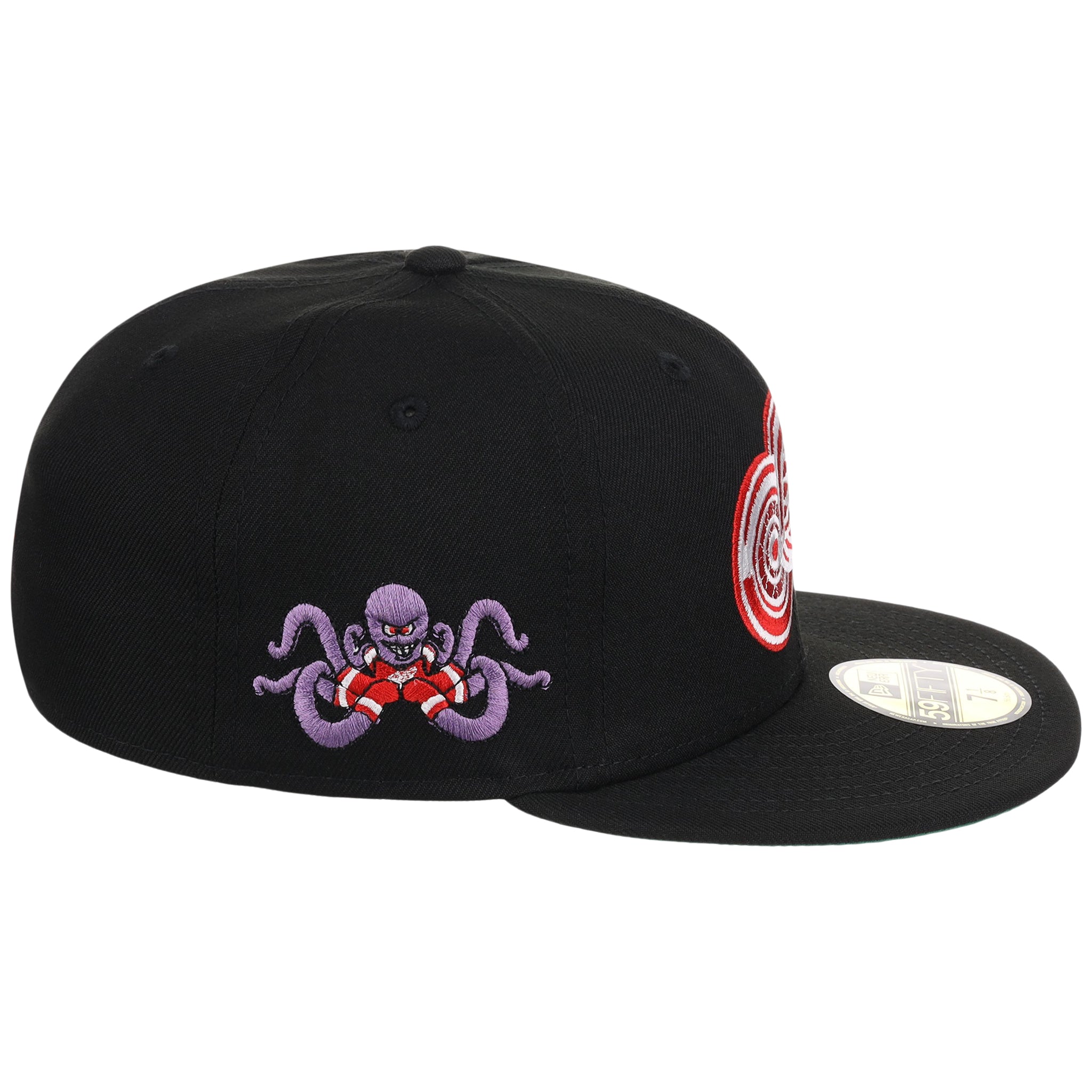 Detroit Red Wings NHL Black Dome New Era 59FIFTY - Image 3