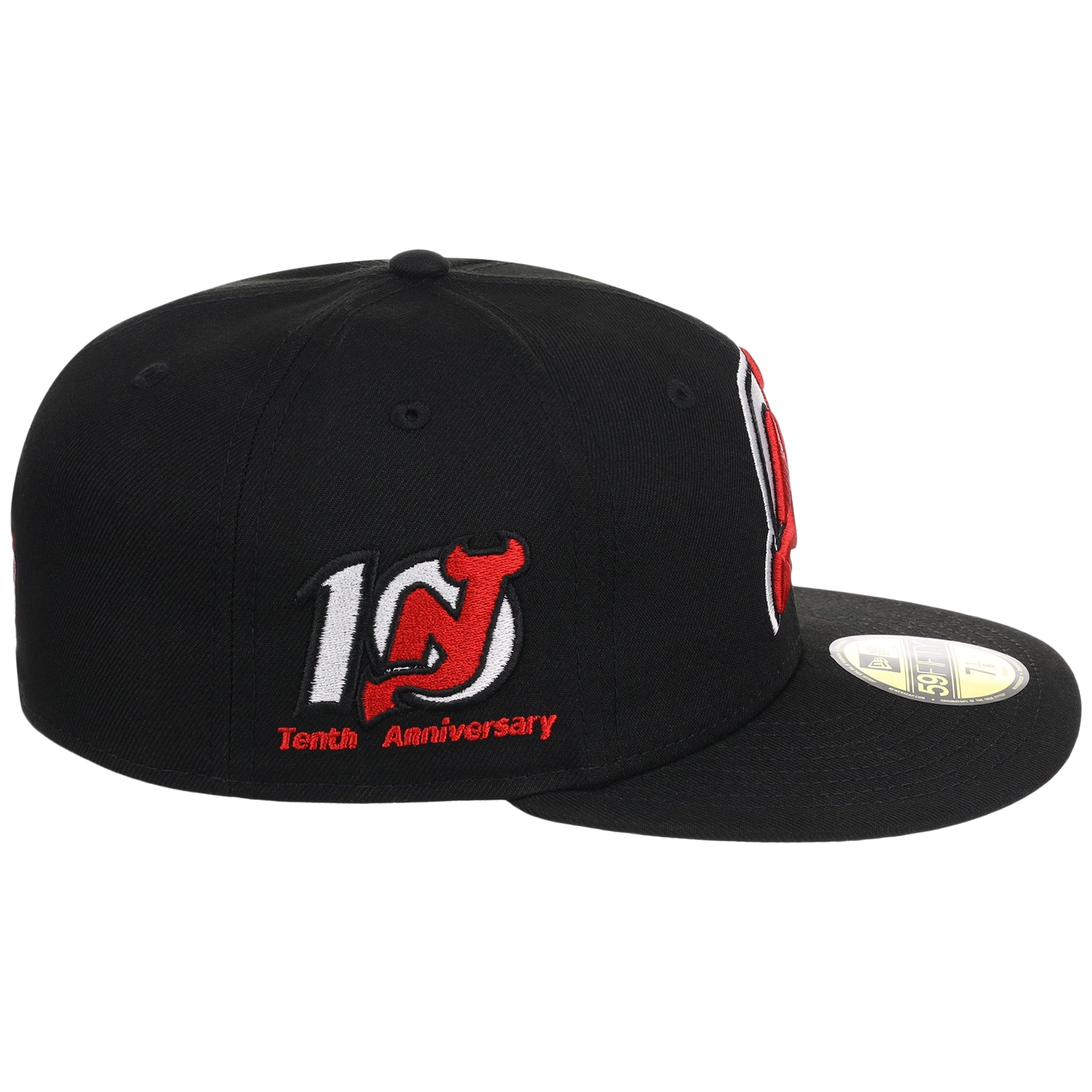 New Jersey Devils NHL Black Dome New Era 59FIFTY - Image 3