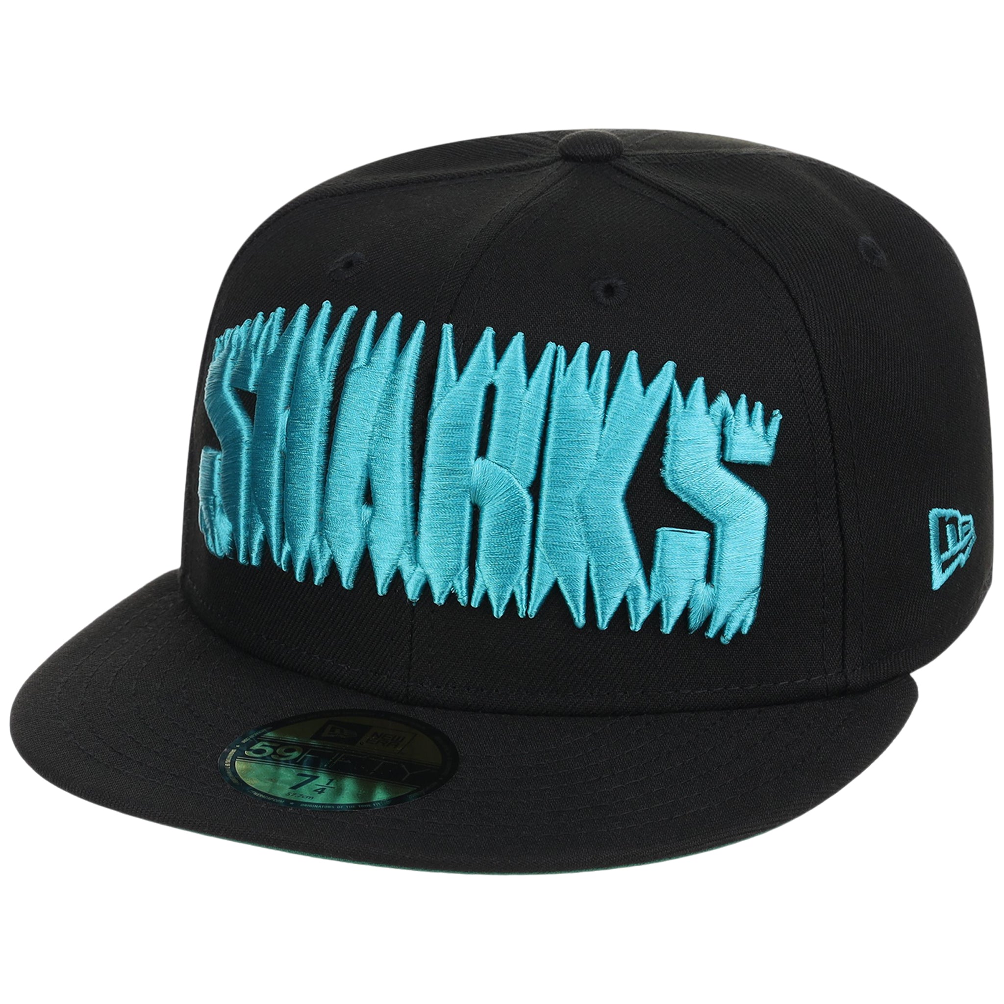 San Jose Sharks NHL Black Dome New Era 59FIFTY - Image 4