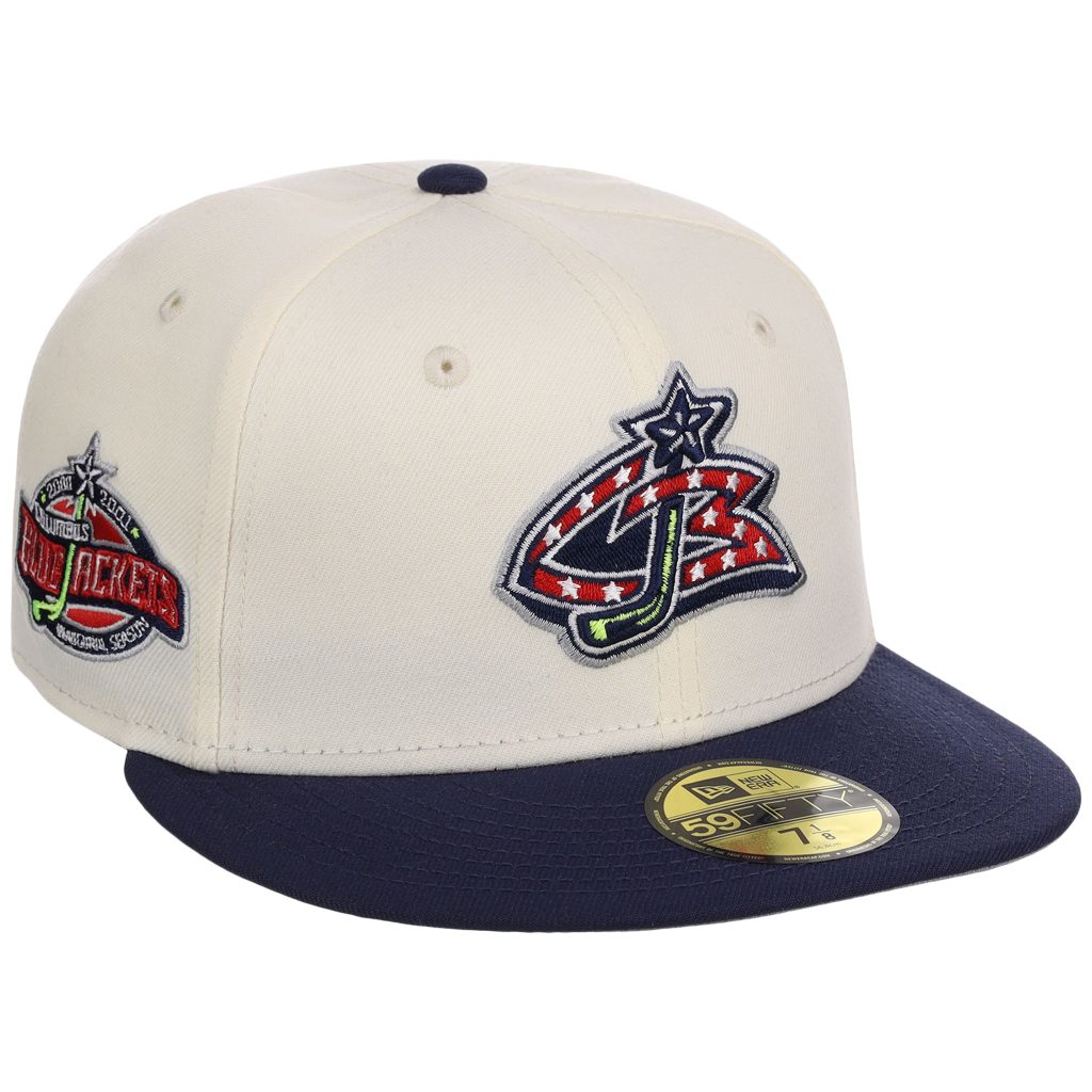 COLUMBUS BLUE JACKETS NHL CHROME OTC NEW ERA 59FIFTY