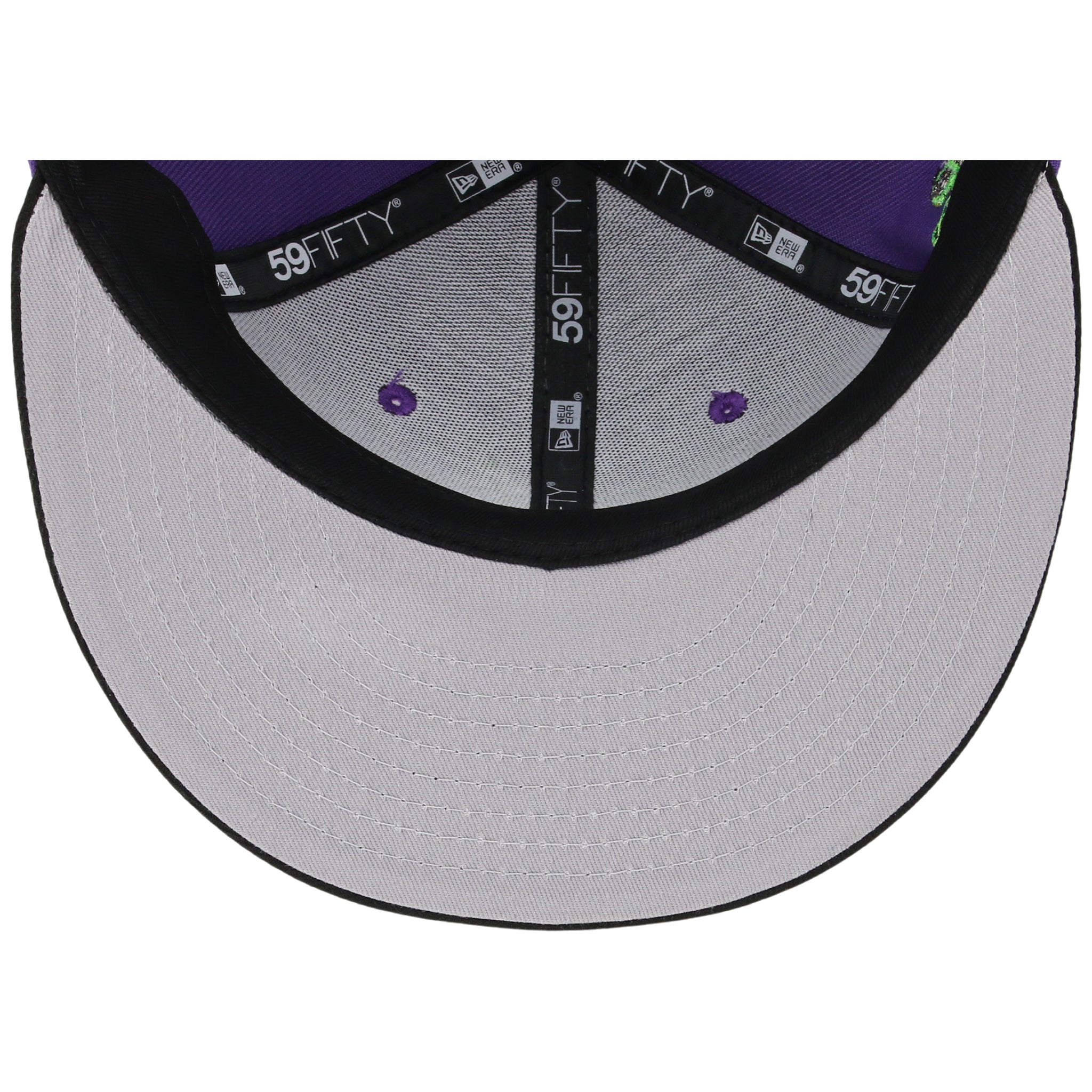 Atlanta Braves High Frequency Funk New Era 59FIFTY Purple/Black - Image 2