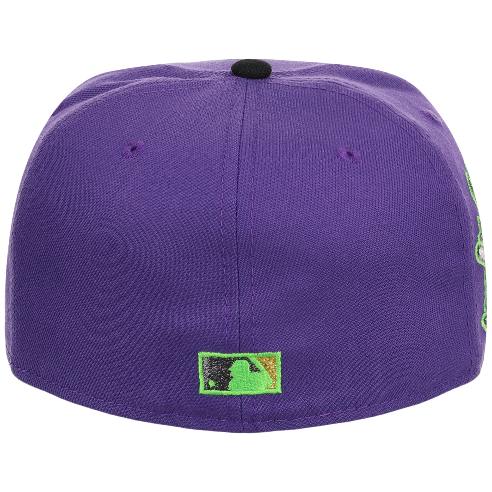 Atlanta Braves High Frequency Funk New Era 59FIFTY Purple/Black - Image 7