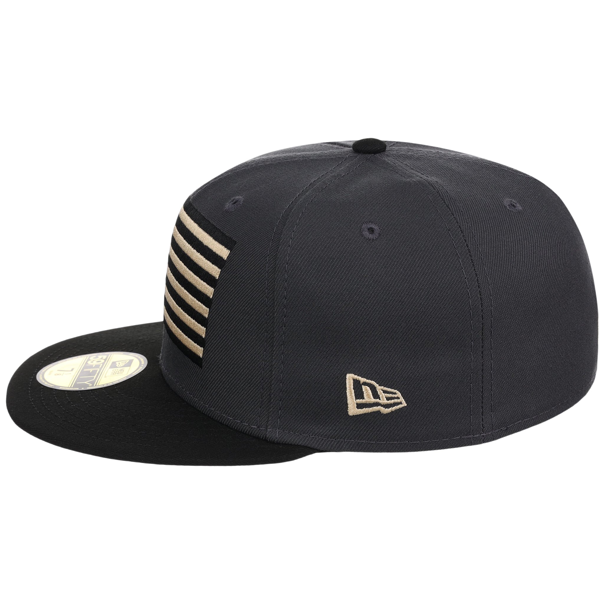 Atlanta Braves High Frequency Funk New Era 59FIFTY Graphite/Black - Image 6