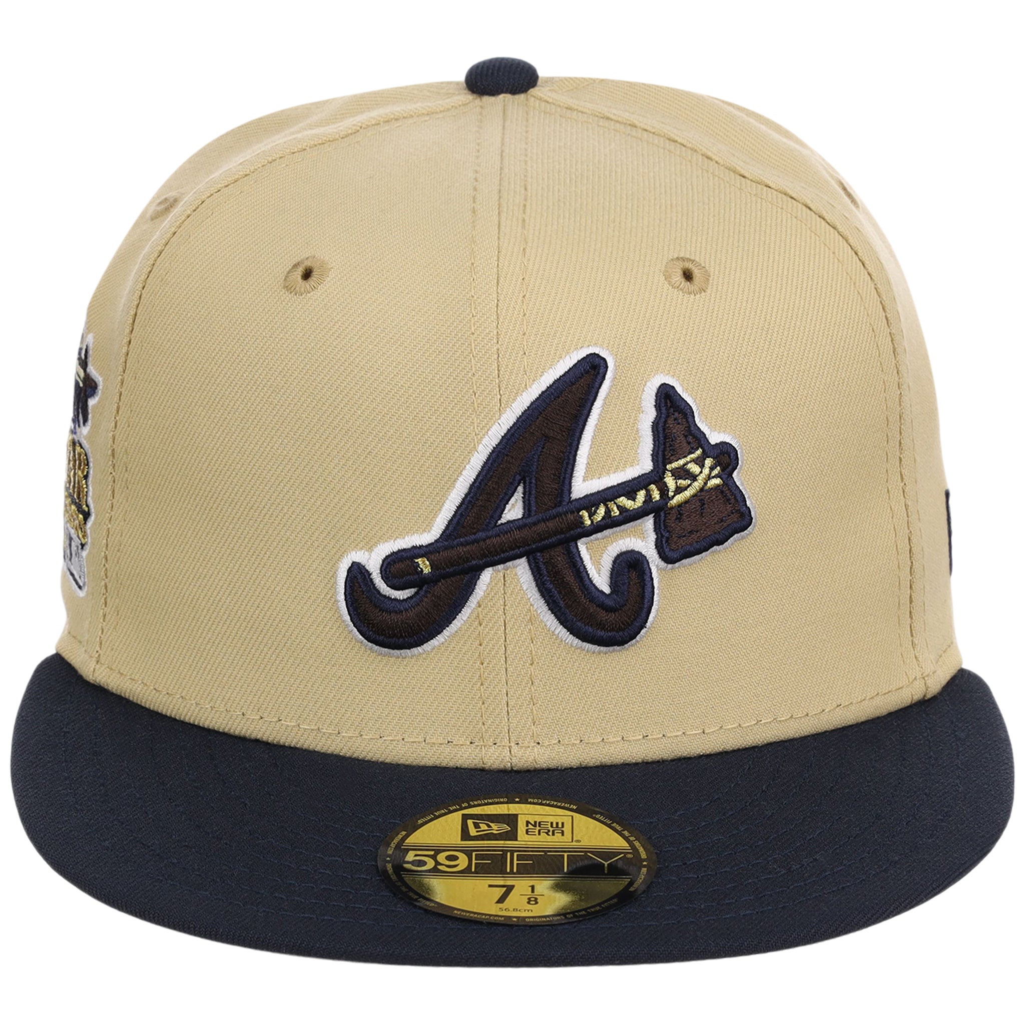 Atlanta Braves High Frequency Funk New Era 59FIFTY Vegas Gold/Navy - Image 5