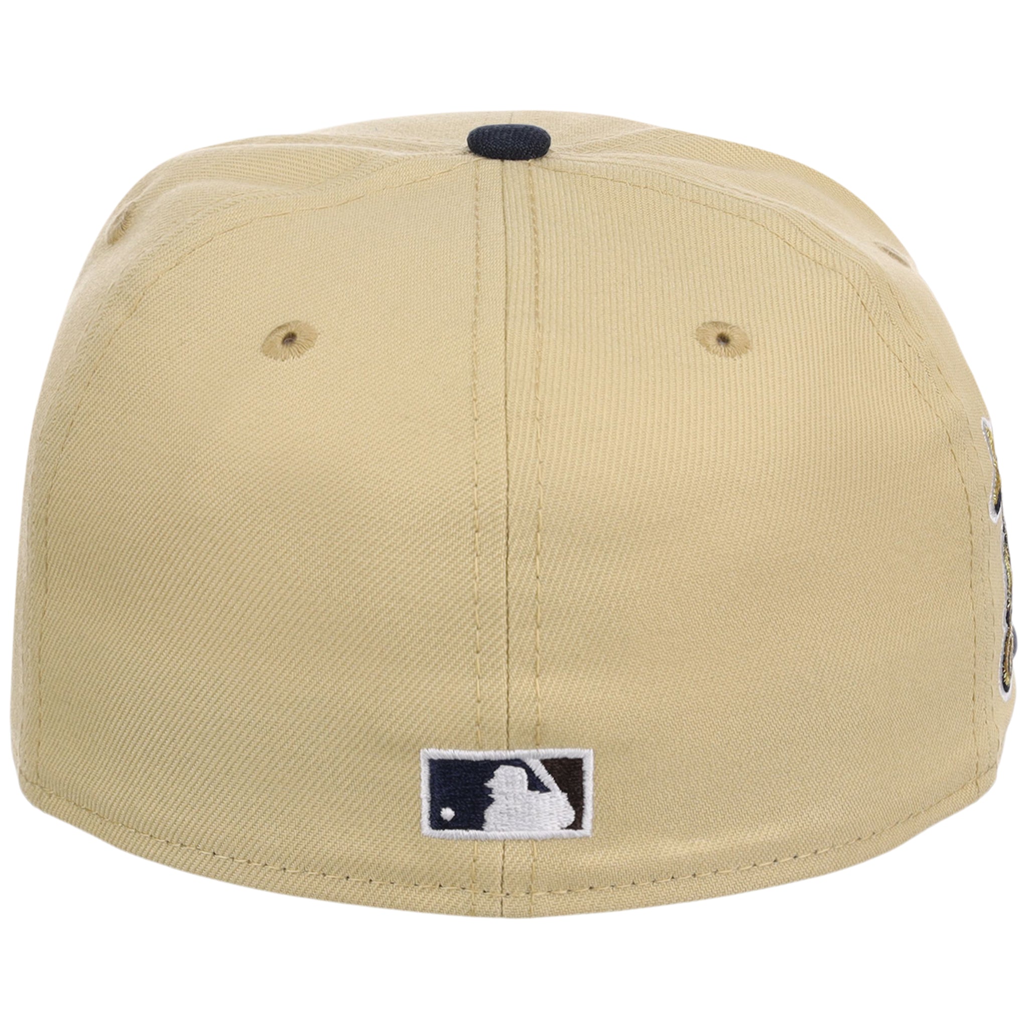 Atlanta Braves High Frequency Funk New Era 59FIFTY Vegas Gold/Navy - Image 7