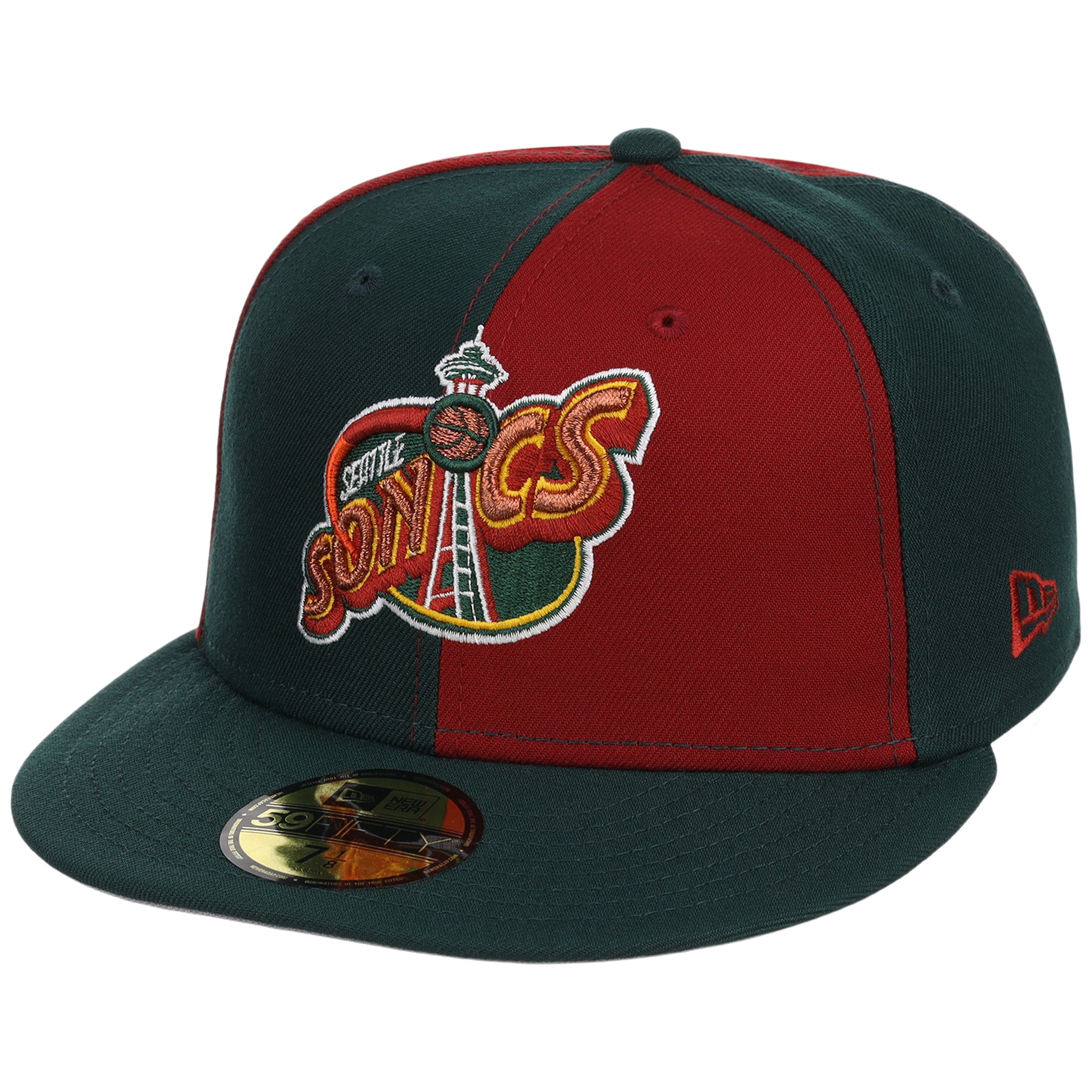 Seattle Supersonics NBA Pinwheel Rewind New Era 59FIFTY - Image 4