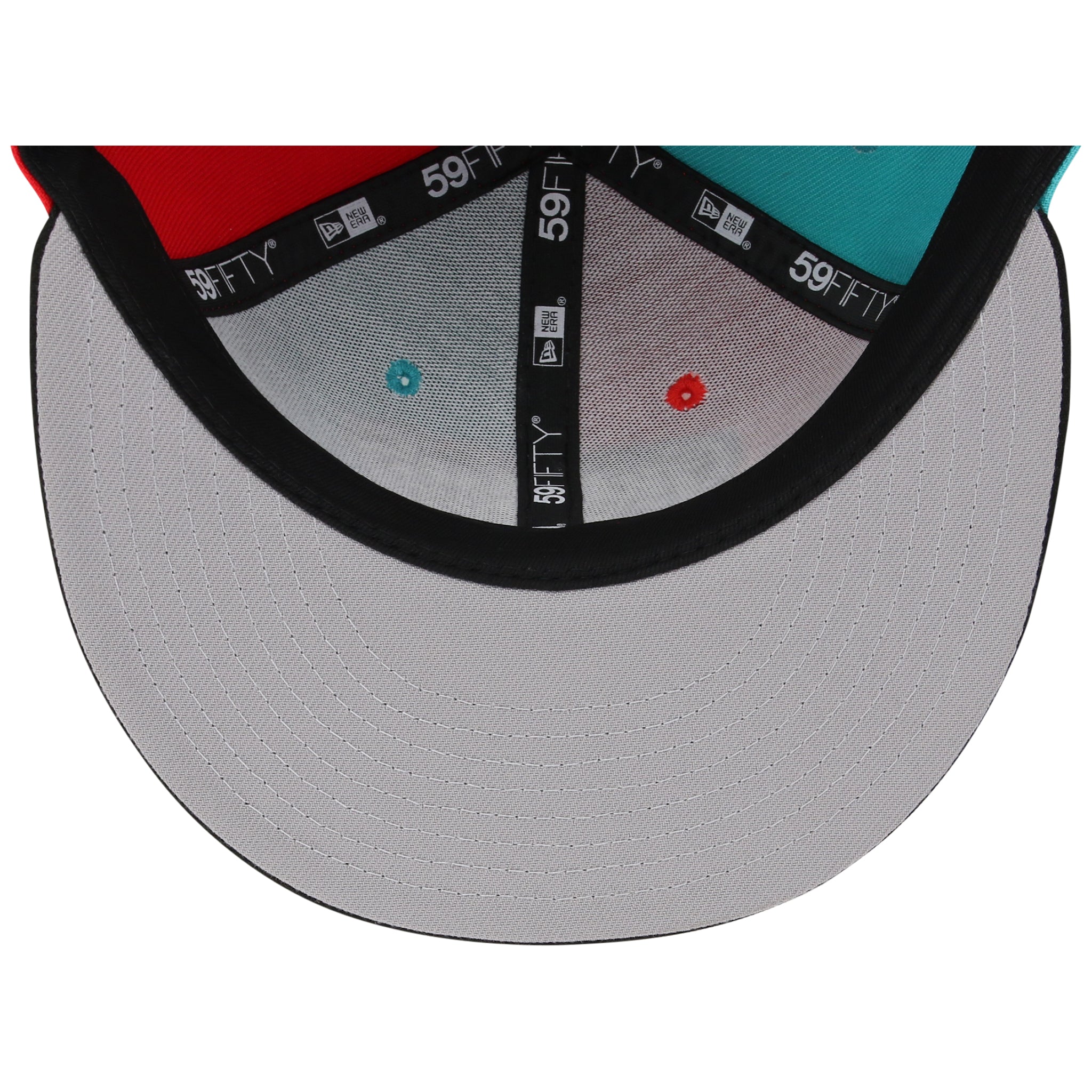 Vancouver Grizzlies NBA Pinwheel Rewind New Era 59FIFTY - Image 2