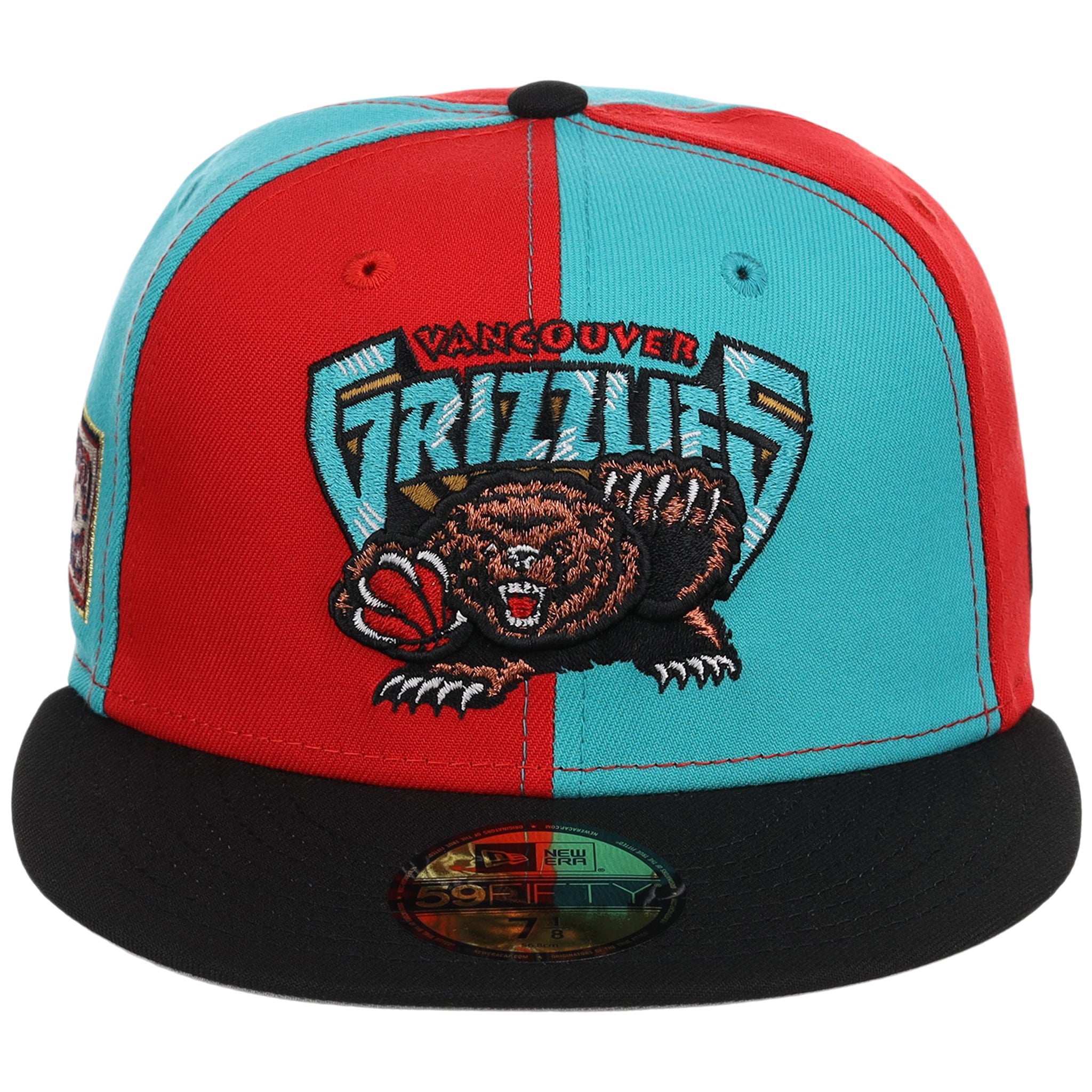 Vancouver Grizzlies NBA Pinwheel Rewind New Era 59FIFTY - Image 5
