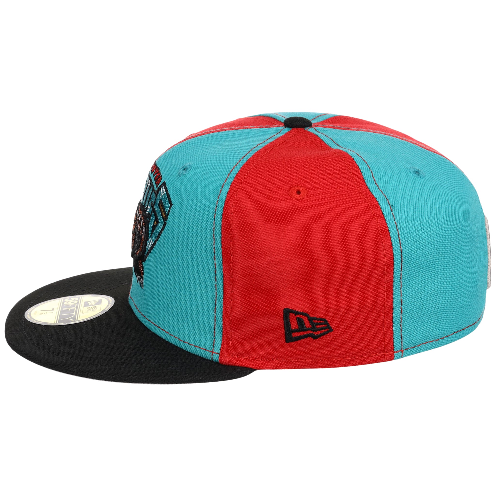 Vancouver Grizzlies NBA Pinwheel Rewind New Era 59FIFTY - Image 6