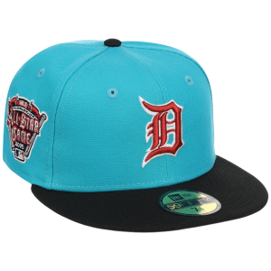 Detroit Tigers MLB Concrete Legacy New Era 59FIFTY Collection - Teal/Black