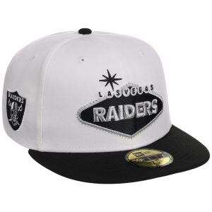 Las Vegas Raiders Las Vegas Crown the City New Era 59FIFTY - Welcome Sign