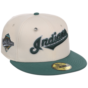 Cleveland Indians MLB Cream Lichen New Era 59FIFTY