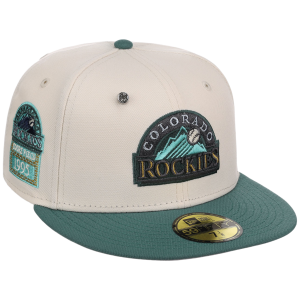 Colorado Rockies MLB Cream Lichen New Era 59FIFTY