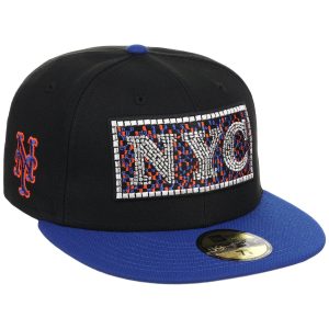 New York Mets - New York Crown the City - Subway Tile New Era 59FIFTY - Black/Royal