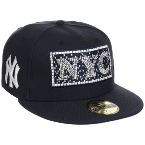 New York Yankees - New York Crown the City -  Subway Tile New Era 59FIFTY - Navy/Navy
