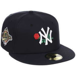 New York Yankees - New York Crown the City -  Rose New Era 59FIFTY - Navy/Navy