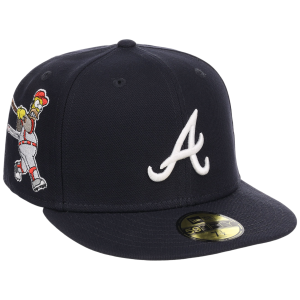 Atlanta Braves MLB Simpsons Homer at the Bat 'Wonderbat' New Era 59FIFTY