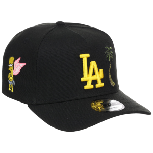 Los Angeles Dodgers MLB Simpsons Localized New Era 9FORTY - Palm - Black/Black