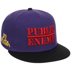 The Rebel Radio Public Enemy Collection - 'Fear of a Black Planet' - Purple/Black Fitted