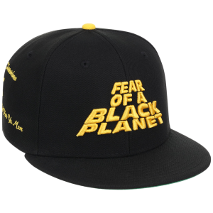 The Rebel Radio Public Enemy Collection - 'Fear of a Black Planet' - Black/Yellow Fitted