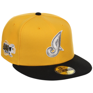 Cleveland Indians The Chamber New Era 59FIFTY - Golden Yellow/Black