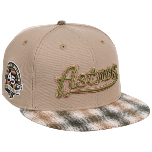 Houston Astros The Rodeo Reserve New Era 59FIFTY - Camel/Plaid