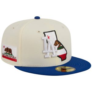 Los Angeles Dodgers Los Angeles Crown the City - Expansion Pack 2.0 - State Flag Fill - Chrome/Royal