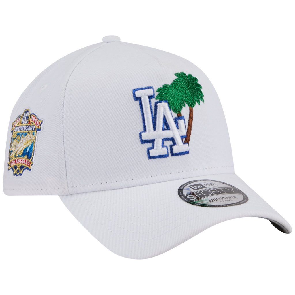 Los Angeles Dodgers Los Angeles Crown the City - Palm - White/White New Era 9FORTY